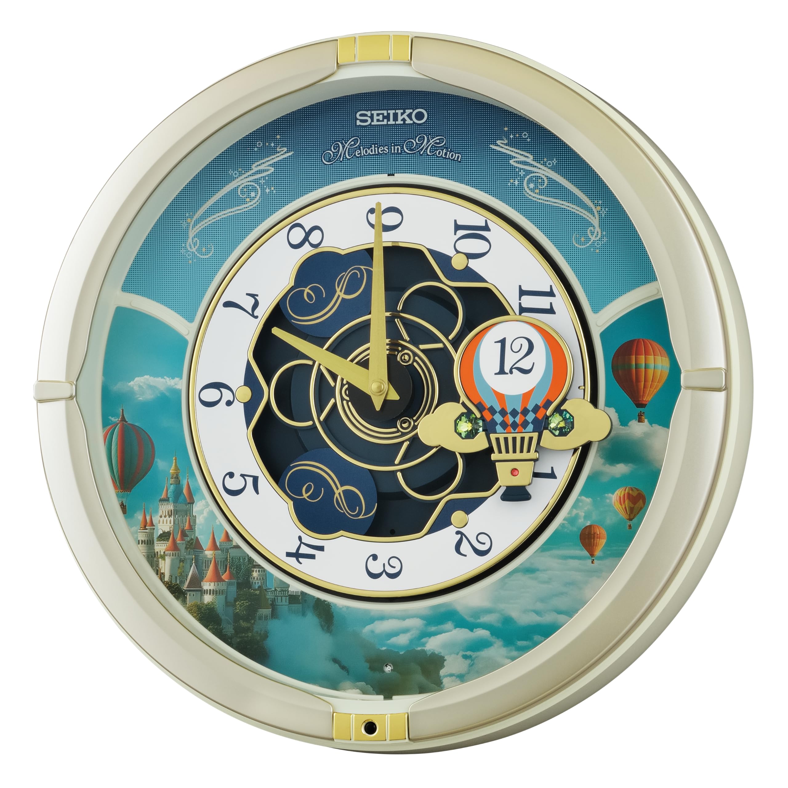 【新品未使用】SEIKO 掛時計 16和音40曲入 装飾的デザイン Ｍ7 Amazon.com: SEIKO QXM616SRH 40 Melodies in Motion Wall Clock